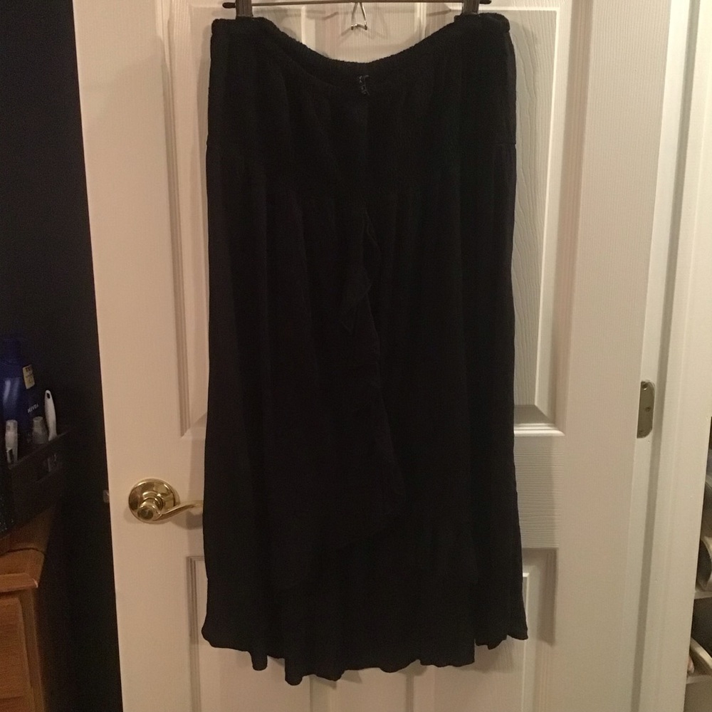 Black tube top cover up